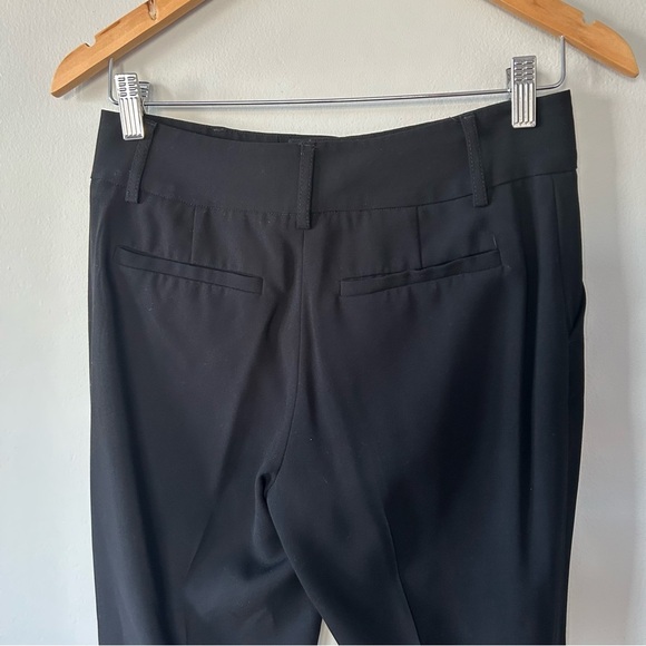 Alice + Olivia Employed Pleated Trouser Quiet Luxury Pants in Black Size 0 - Picture 6 of 7